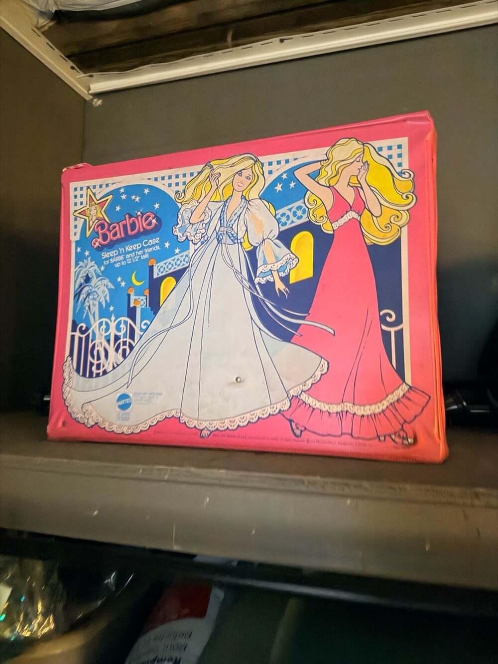 Vintage 1977 Mattel Barbie Sleep 'n Keep Case Fashion Doll Carrying Case